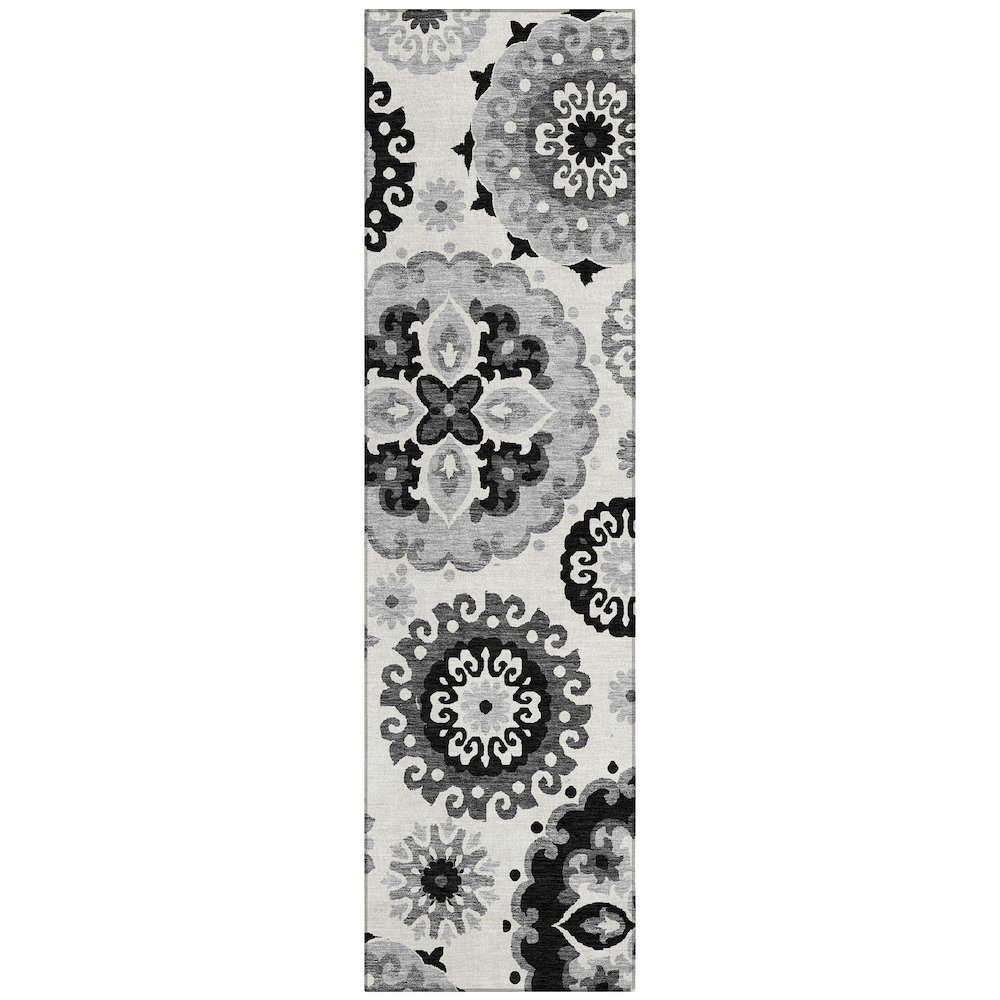 Chantille ACN763 Black 2'3" x 7'6" Rug. Picture 1