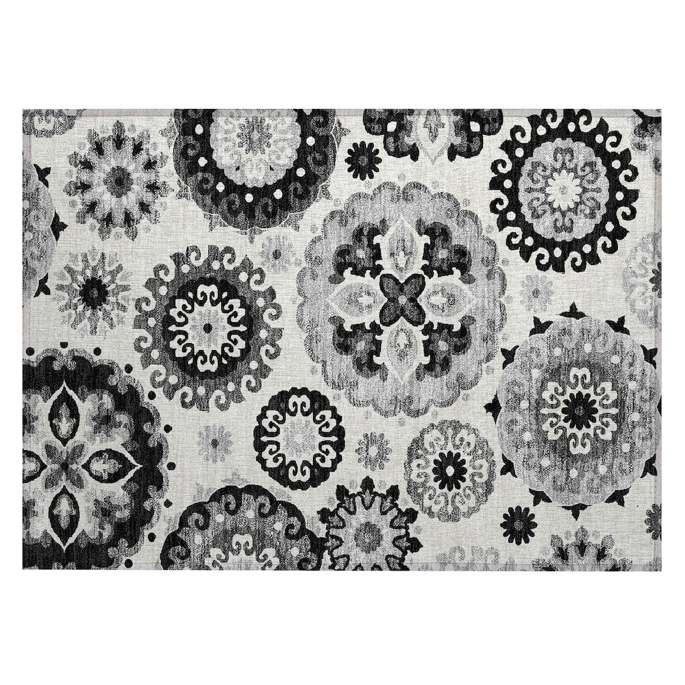 Chantille ACN763 Black 1'8" x 2'6" Rug. Picture 1