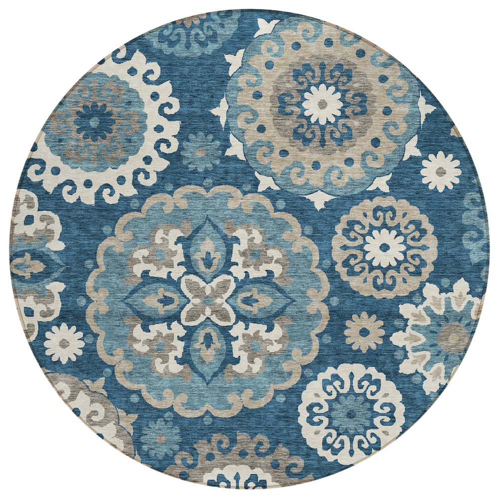 Chantille ACN763 Blue 8' x 8' Rug. Picture 1