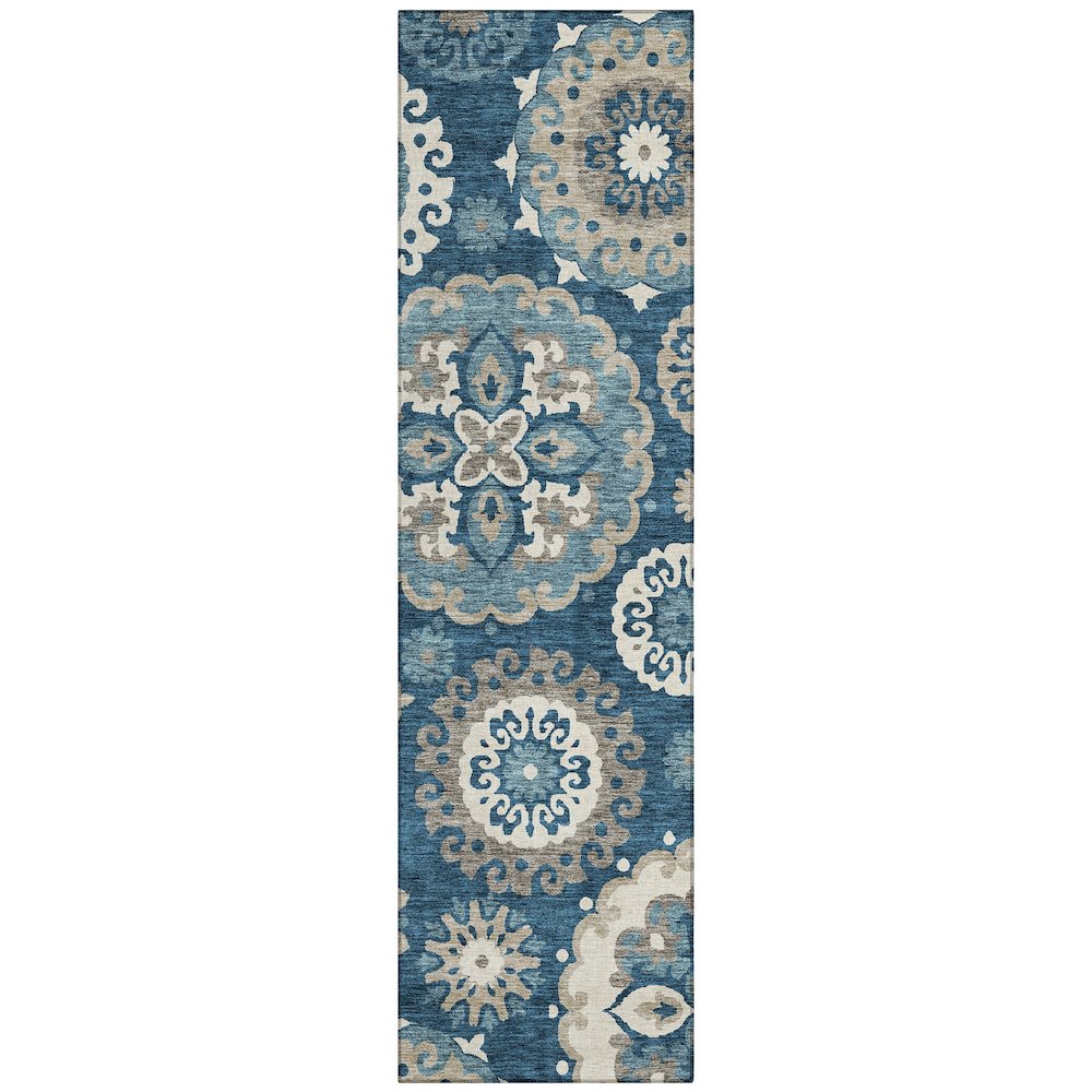 Chantille ACN763 Blue 2'3" x 7'6" Rug. Picture 1