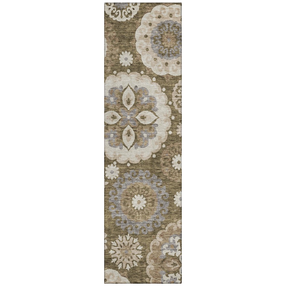 Chantille ACN763 Brown 2'3" x 7'6" Rug. Picture 1