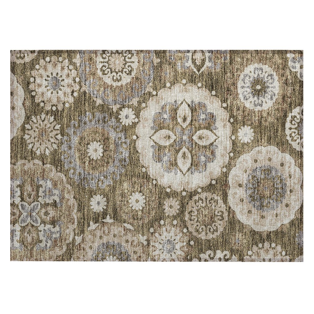Chantille ACN763 Brown 1'8" x 2'6" Rug. Picture 1