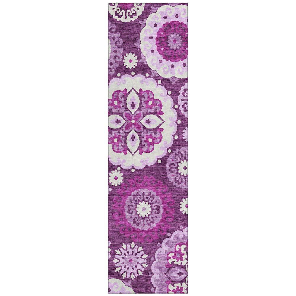Chantille ACN763 Purple 2'3" x 7'6" Rug. Picture 1