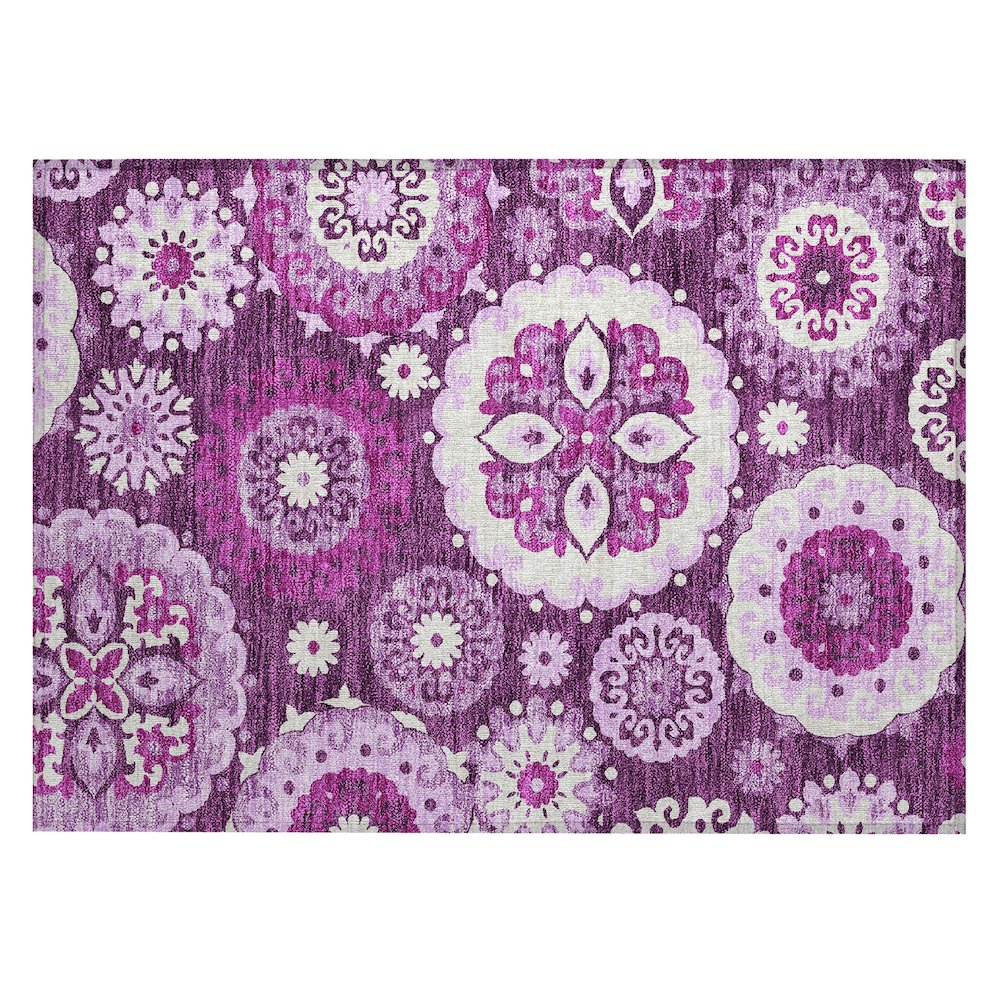 Chantille ACN763 Purple 1'8" x 2'6" Rug. Picture 1