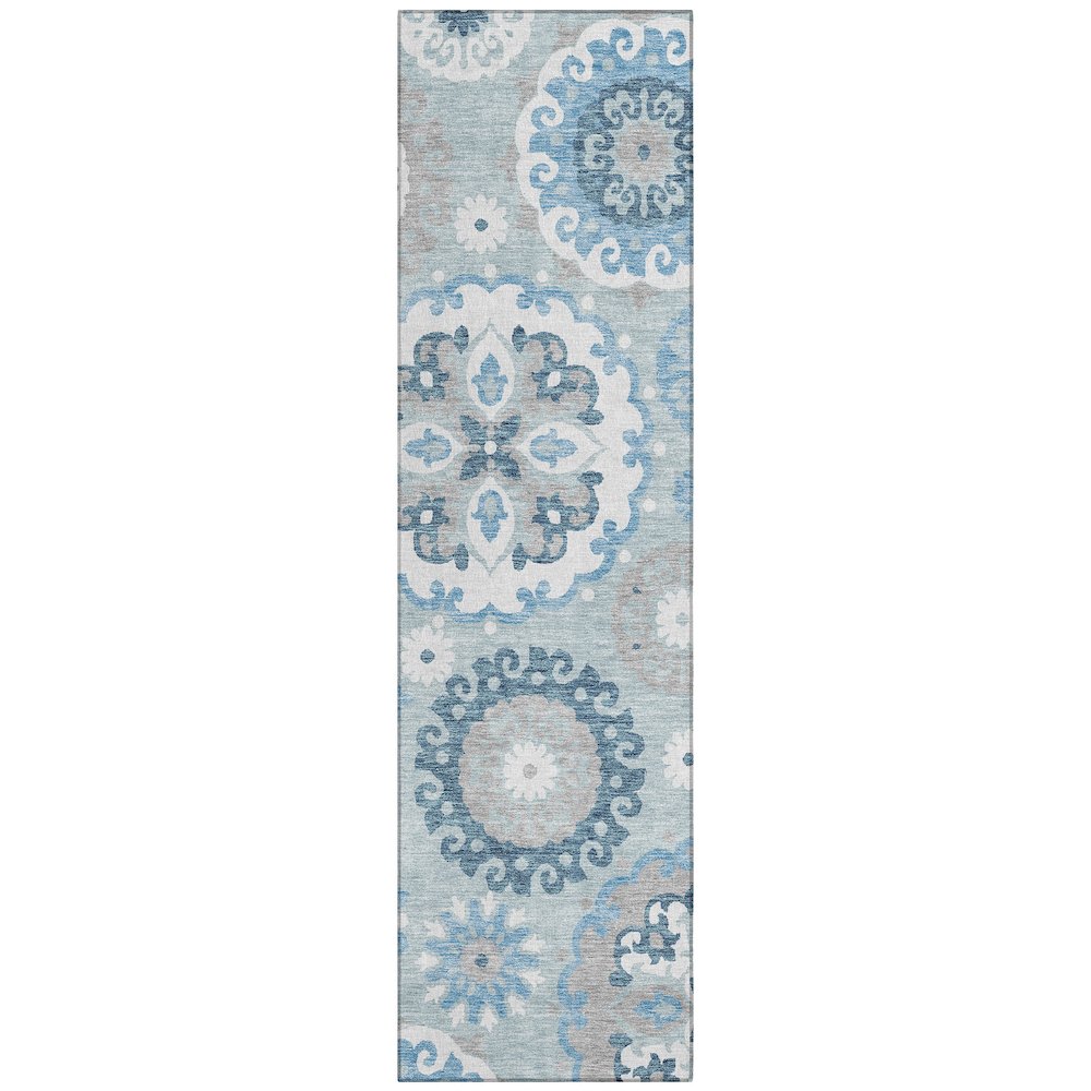 Chantille ACN763 Blue 2'3" x 7'6" Rug. Picture 1
