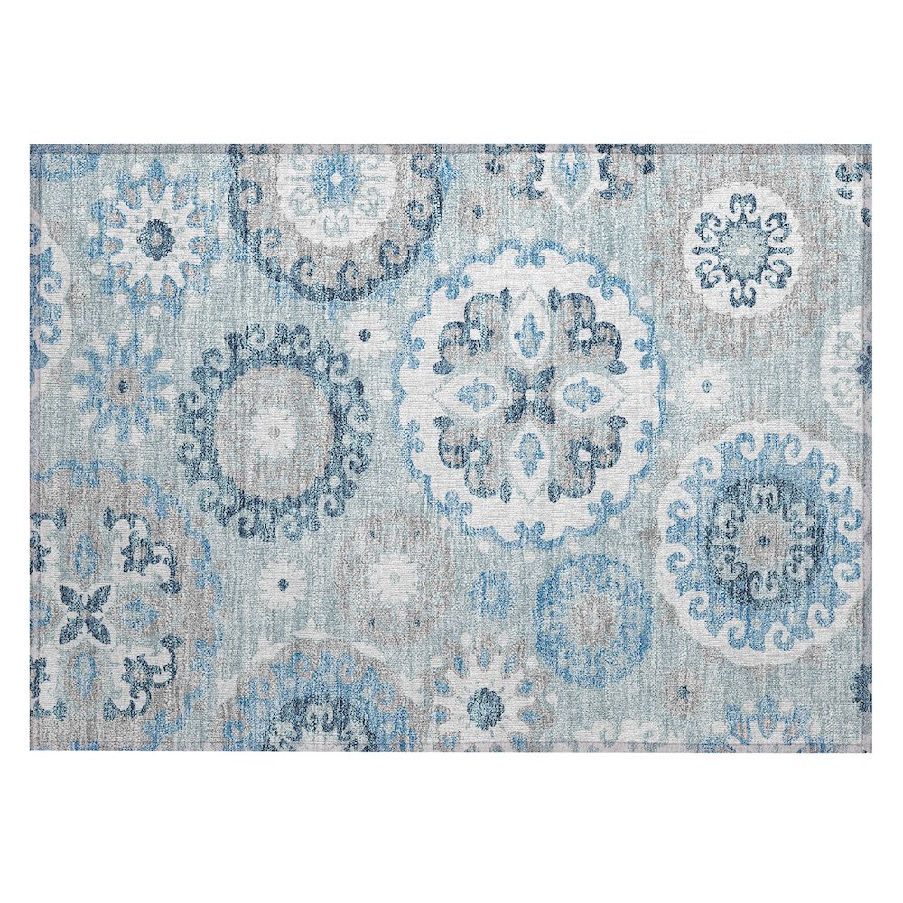 Chantille ACN763 Blue 1'8" x 2'6" Rug. Picture 1