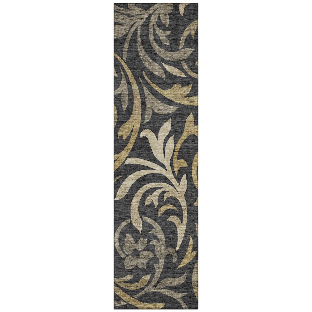 Chantille ACN764 Black 2'3" x 7'6" Rug. Picture 1