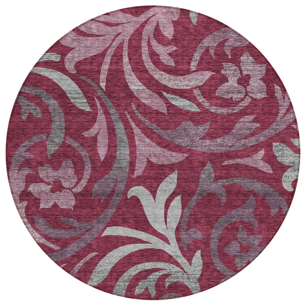 Chantille ACN764 Red 8' x 8' Rug. Picture 1