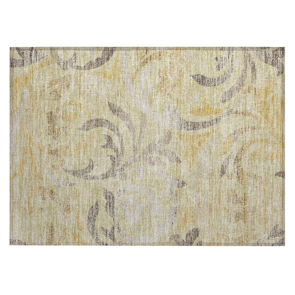 Chantille ACN764 Gold 1'8" x 2'6" Rug. Picture 1