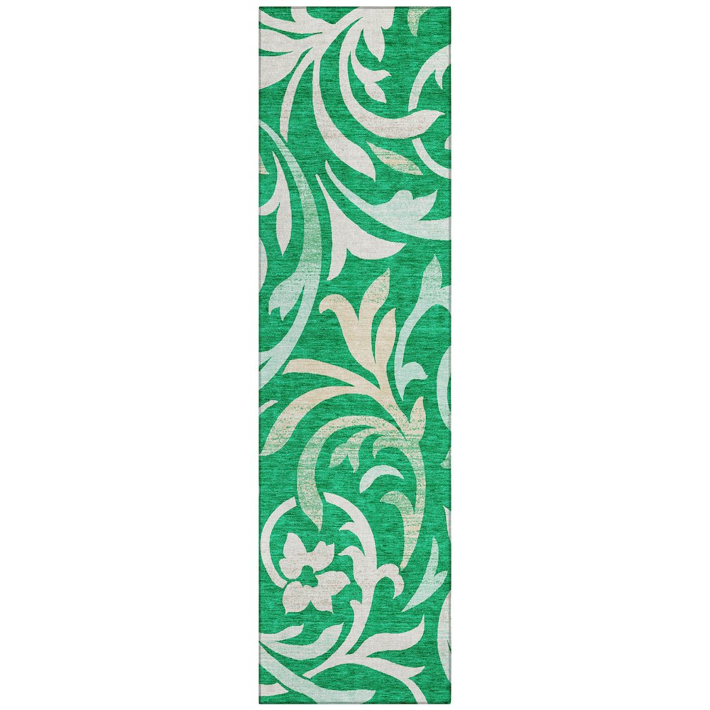Chantille ACN764 Green 2'3" x 7'6" Rug. Picture 1