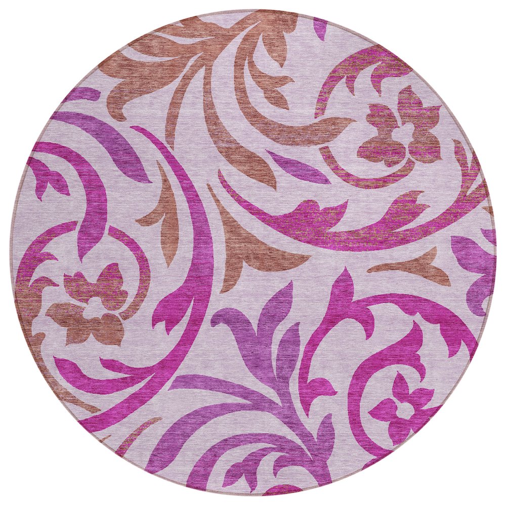 Chantille ACN764 Purple 8' x 8' Rug. Picture 1