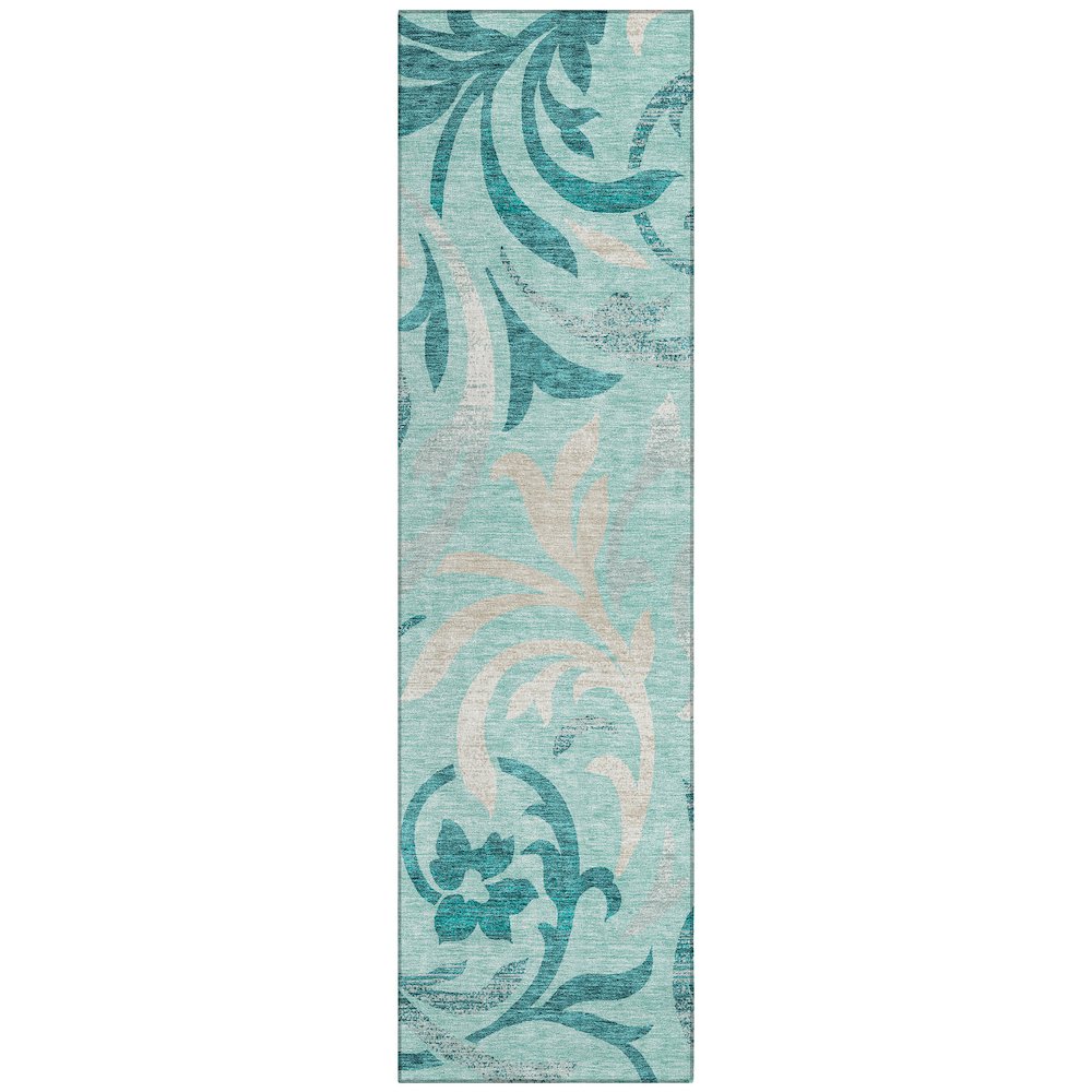 Chantille ACN764 Teal 2'3" x 7'6" Rug. Picture 1