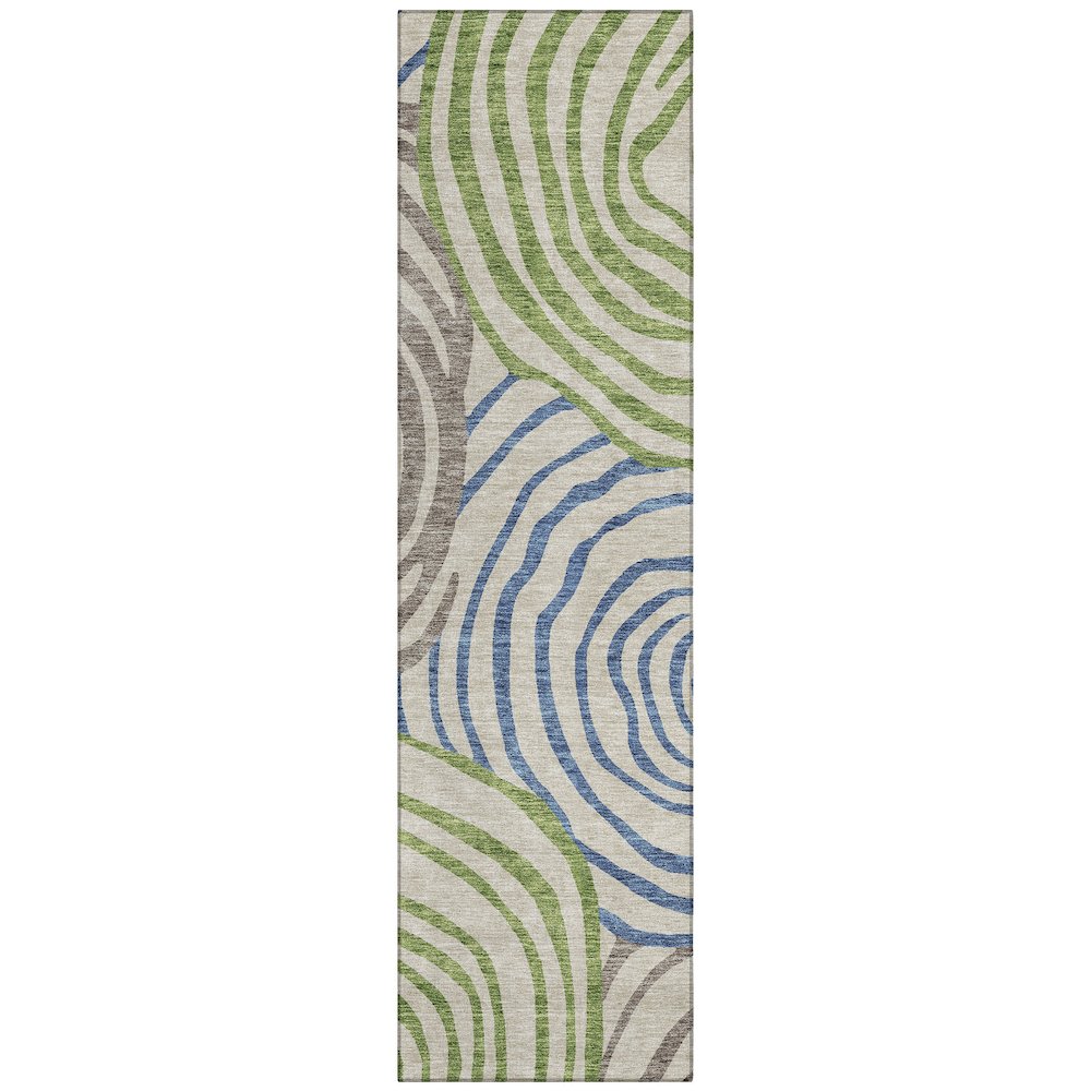 Chantille ACN765 Brown 2'3" x 7'6" Rug. Picture 1