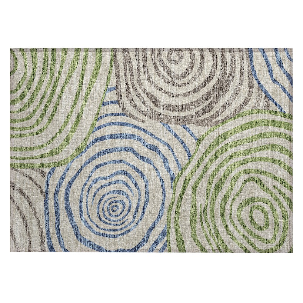 Chantille ACN765 Brown 1'8" x 2'6" Rug. Picture 1