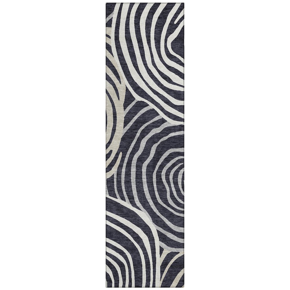 Chantille ACN765 Black 2'3" x 7'6" Rug. Picture 1