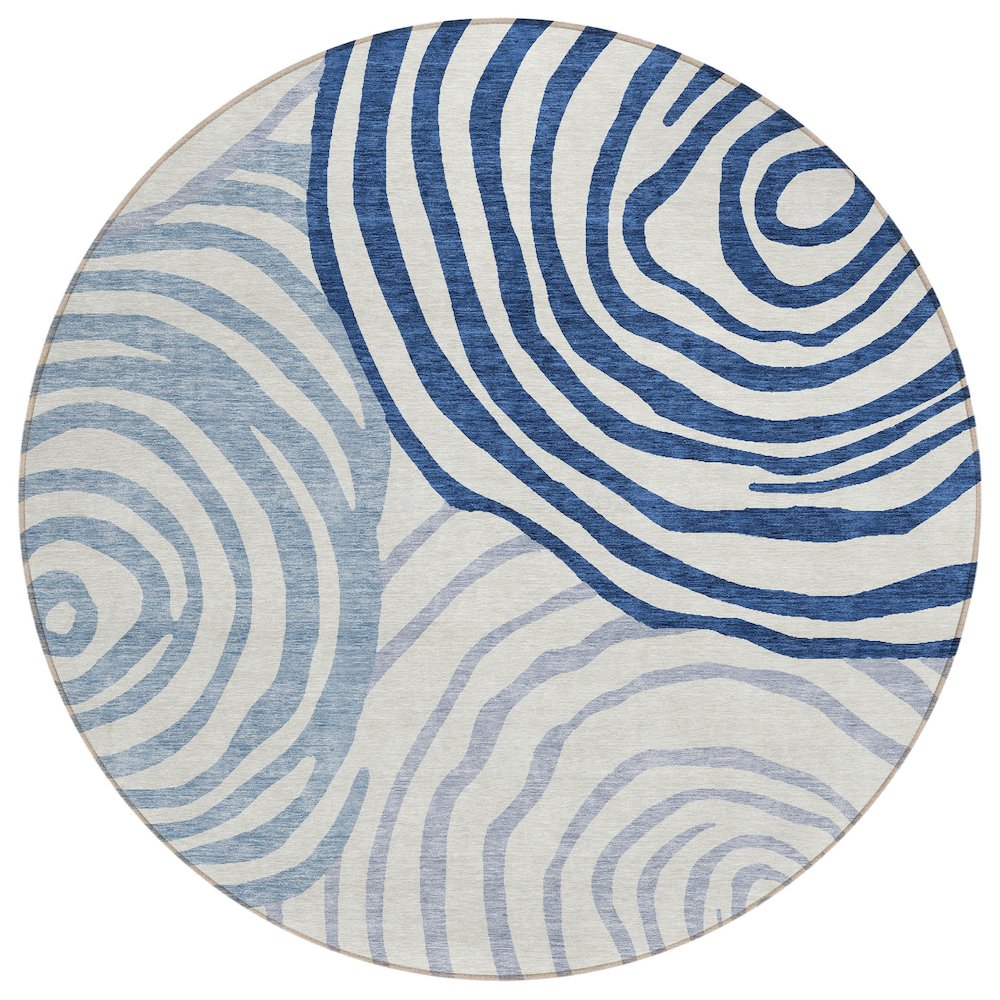 Chantille ACN765 Blue 8' x 8' Rug. Picture 1
