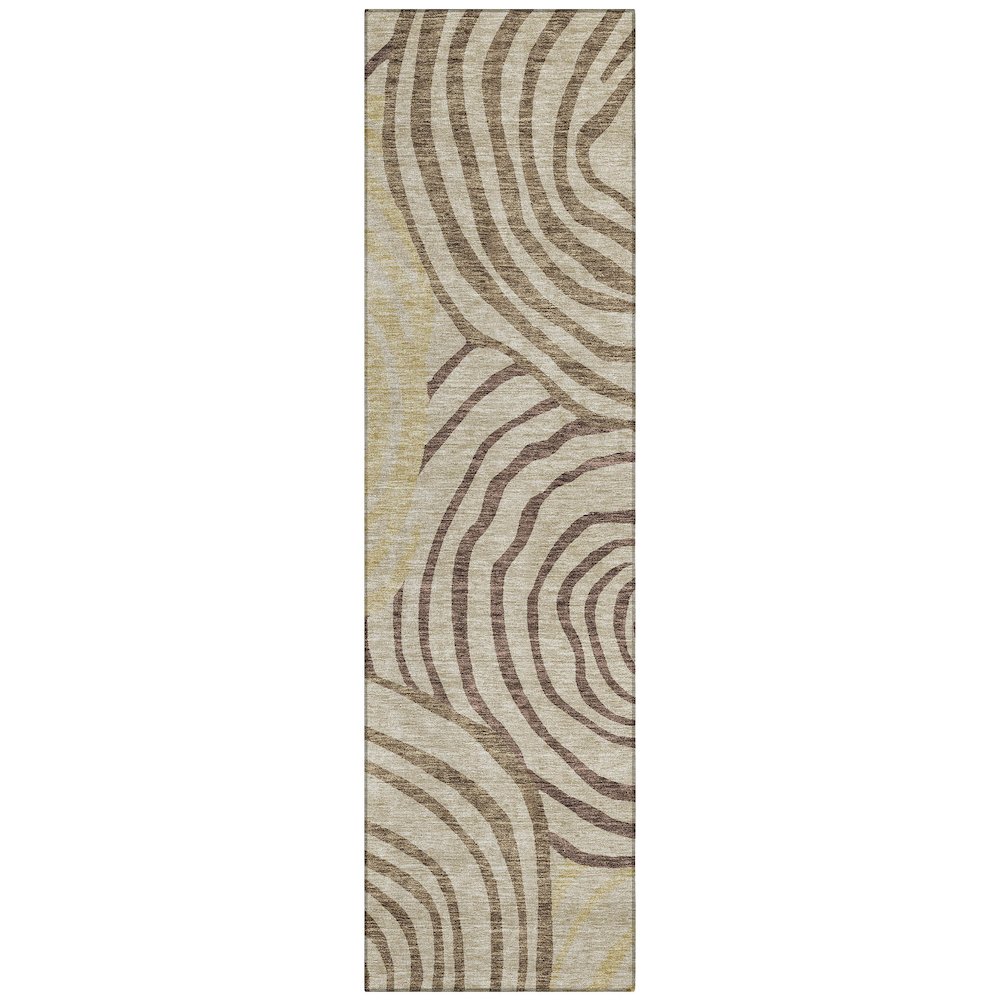Chantille ACN765 Brown 2'3" x 7'6" Rug. Picture 1