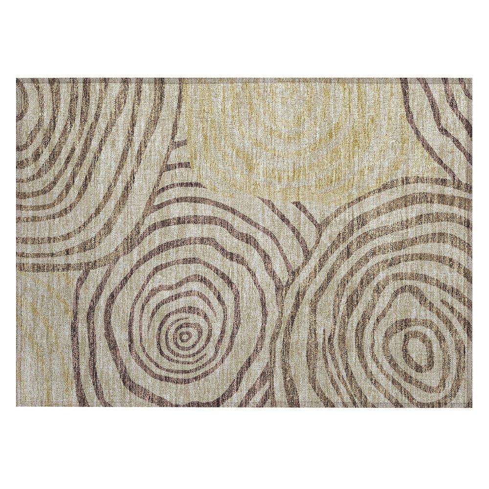 Chantille ACN765 Brown 1'8" x 2'6" Rug. Picture 1