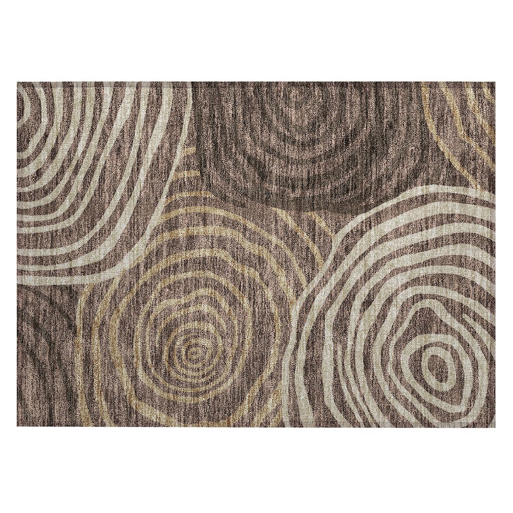Chantille ACN765 Brown 1'8" x 2'6" Rug. Picture 1
