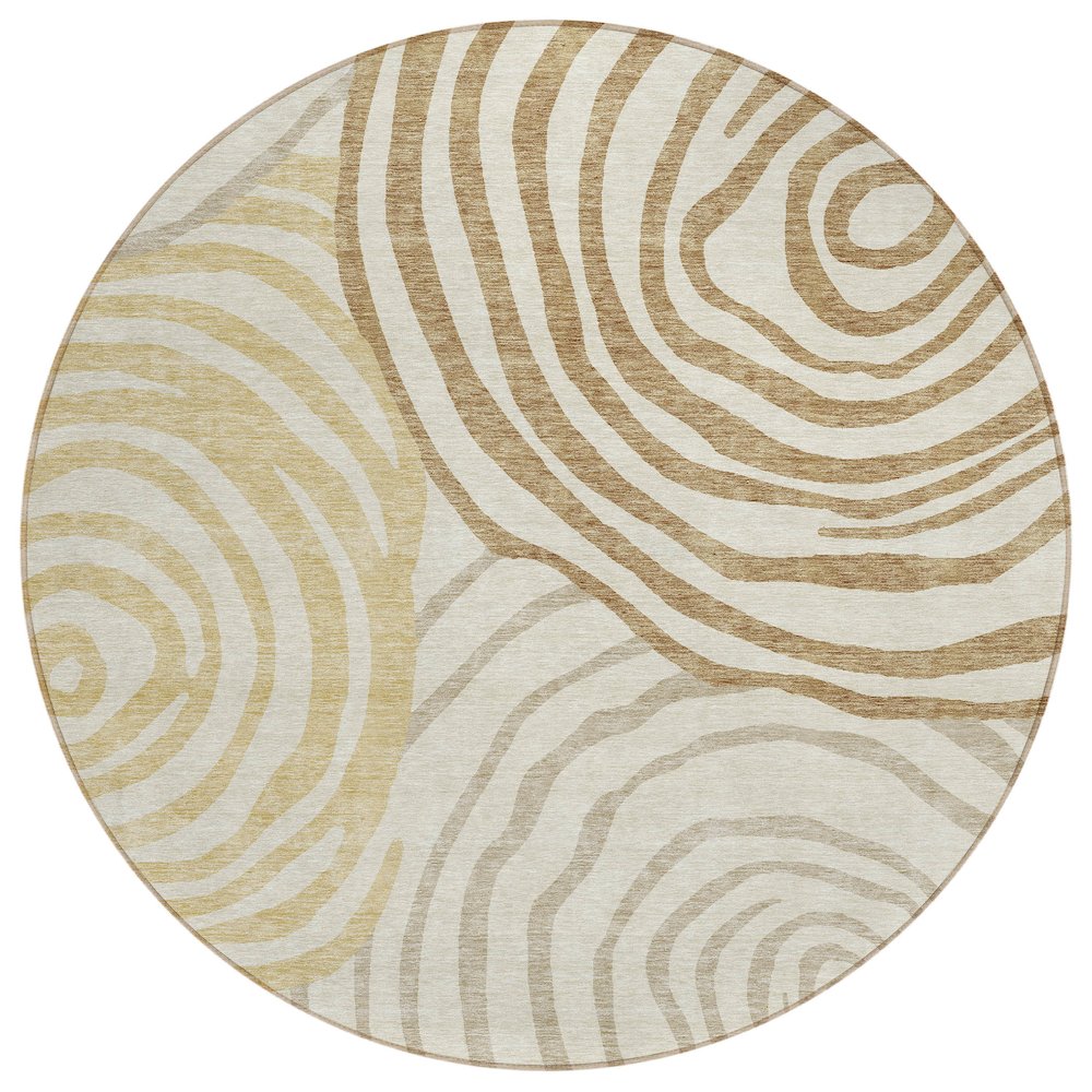 Chantille ACN765 Gold 8' x 8' Rug. Picture 1