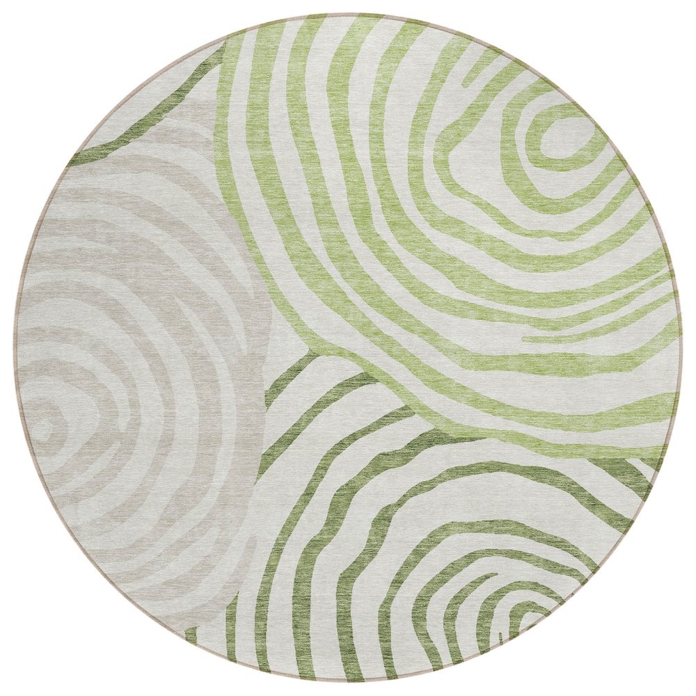 Chantille ACN765 Green 8' x 8' Rug. Picture 1