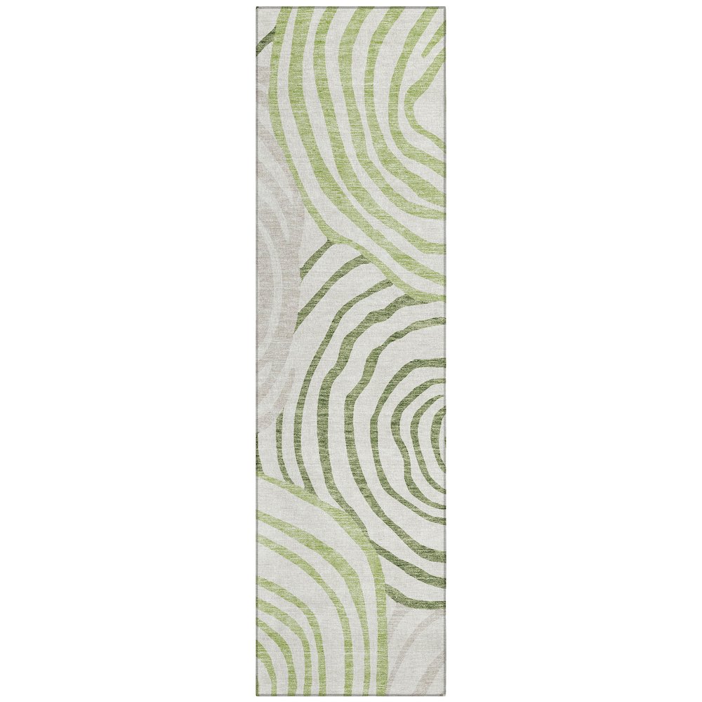 Chantille ACN765 Green 2'3" x 7'6" Rug. Picture 1