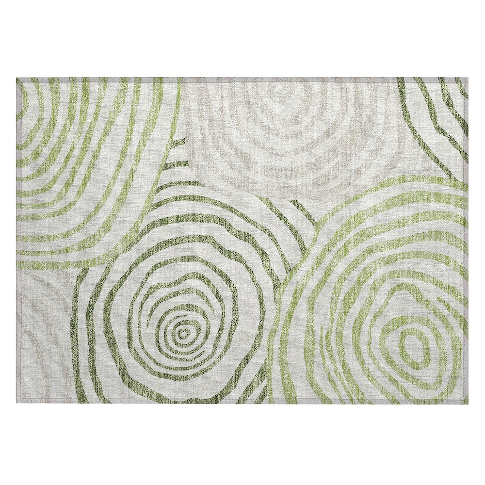 Chantille ACN765 Green 1'8" x 2'6" Rug. Picture 1