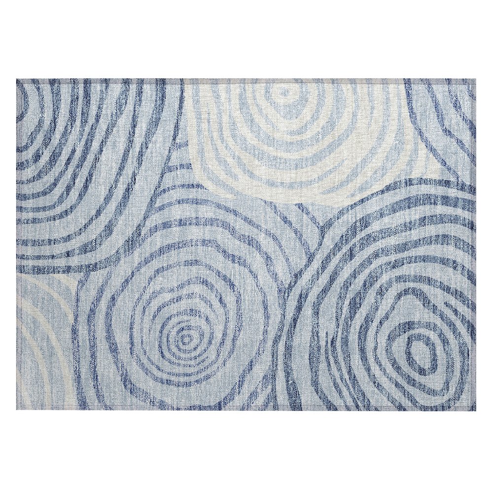 Chantille ACN765 Blue 1'8" x 2'6" Rug. Picture 1