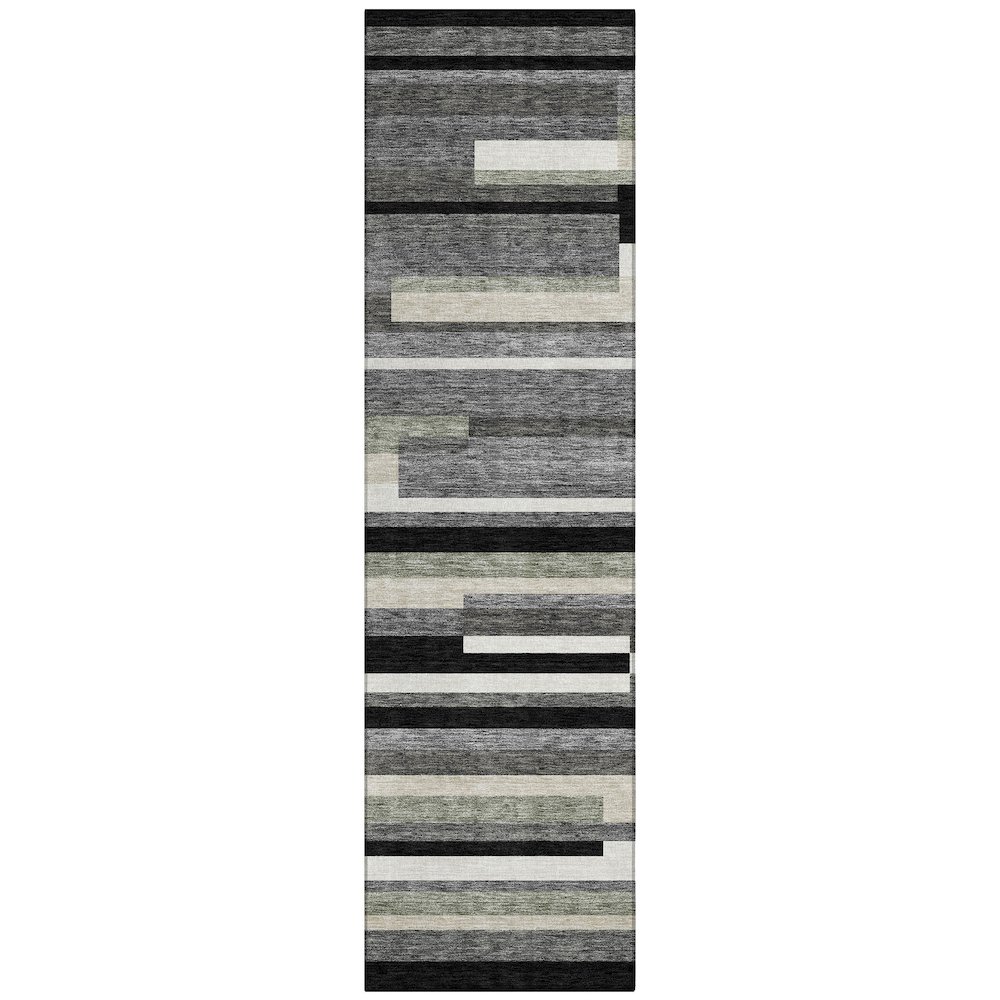 Chantille ACN766 Black 2'3" x 7'6" Rug. Picture 1