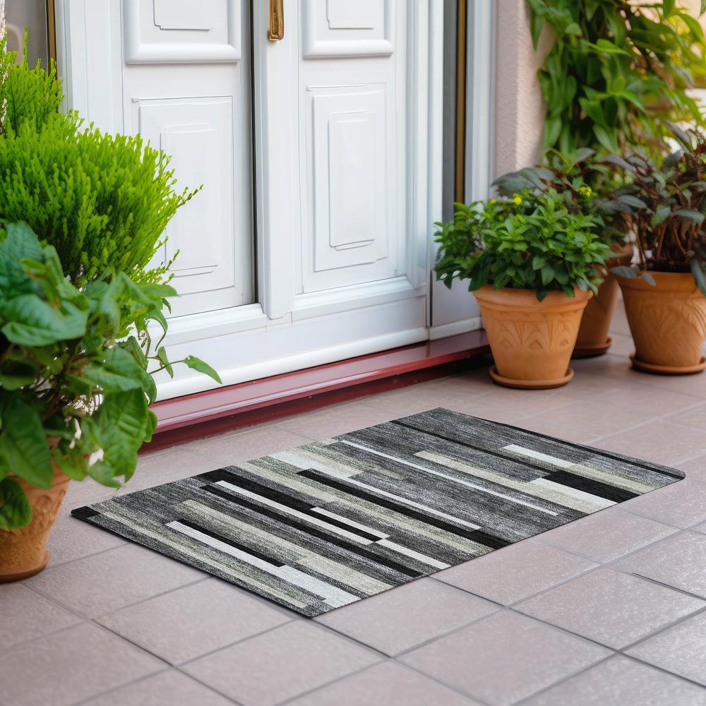 Chantille ACN766 Black 1'8" x 2'6" Rug. Picture 6