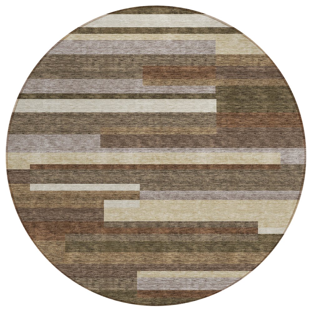Chantille ACN766 Brown 8' x 8' Rug. Picture 1