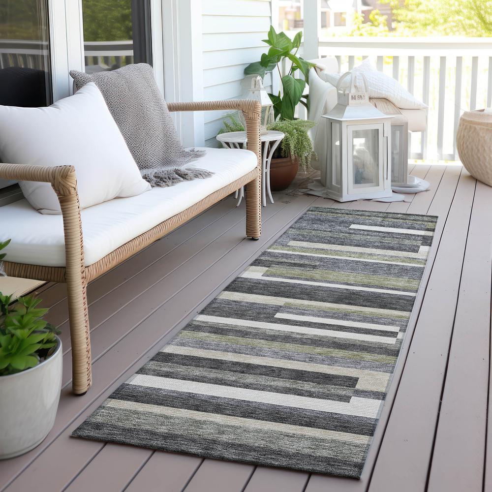 Chantille ACN766 Gray 2'3" x 7'6" Rug. Picture 6