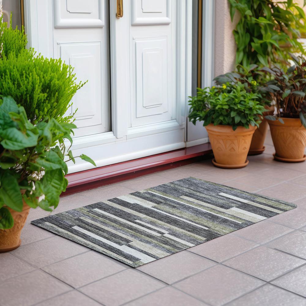 Chantille ACN766 Gray 1'8" x 2'6" Rug. Picture 6