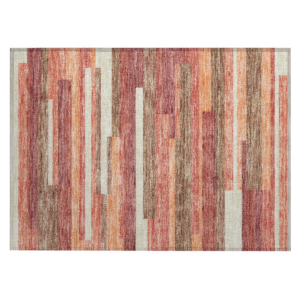 Chantille ACN766 Orange 1'8" x 2'6" Rug. Picture 1