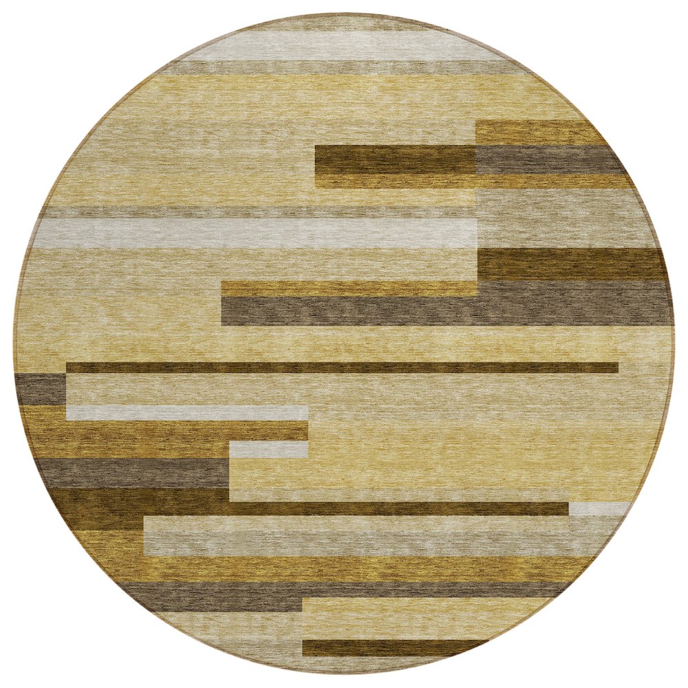 Chantille ACN766 Brown 8' x 8' Rug. Picture 1