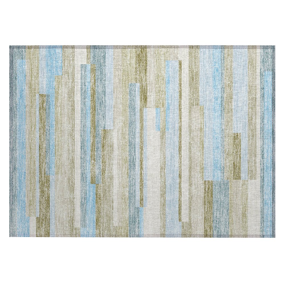 Chantille ACN766 Blue 1'8" x 2'6" Rug. Picture 1
