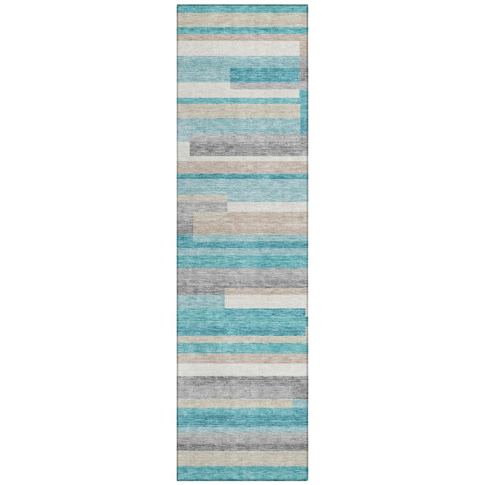 Chantille ACN766 Teal 2'3" x 7'6" Rug. Picture 1