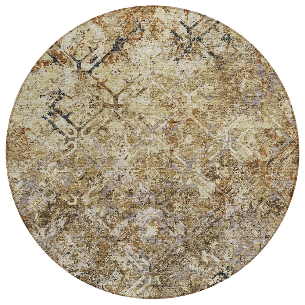 Chantille ACN768 Brown 8' x 8' Rug. Picture 1