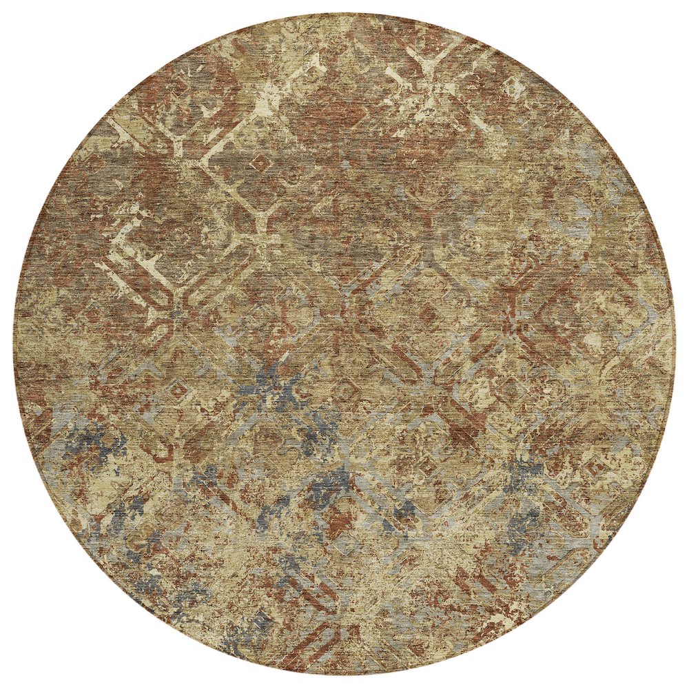 Chantille ACN768 Brown 8' x 8' Rug. Picture 1