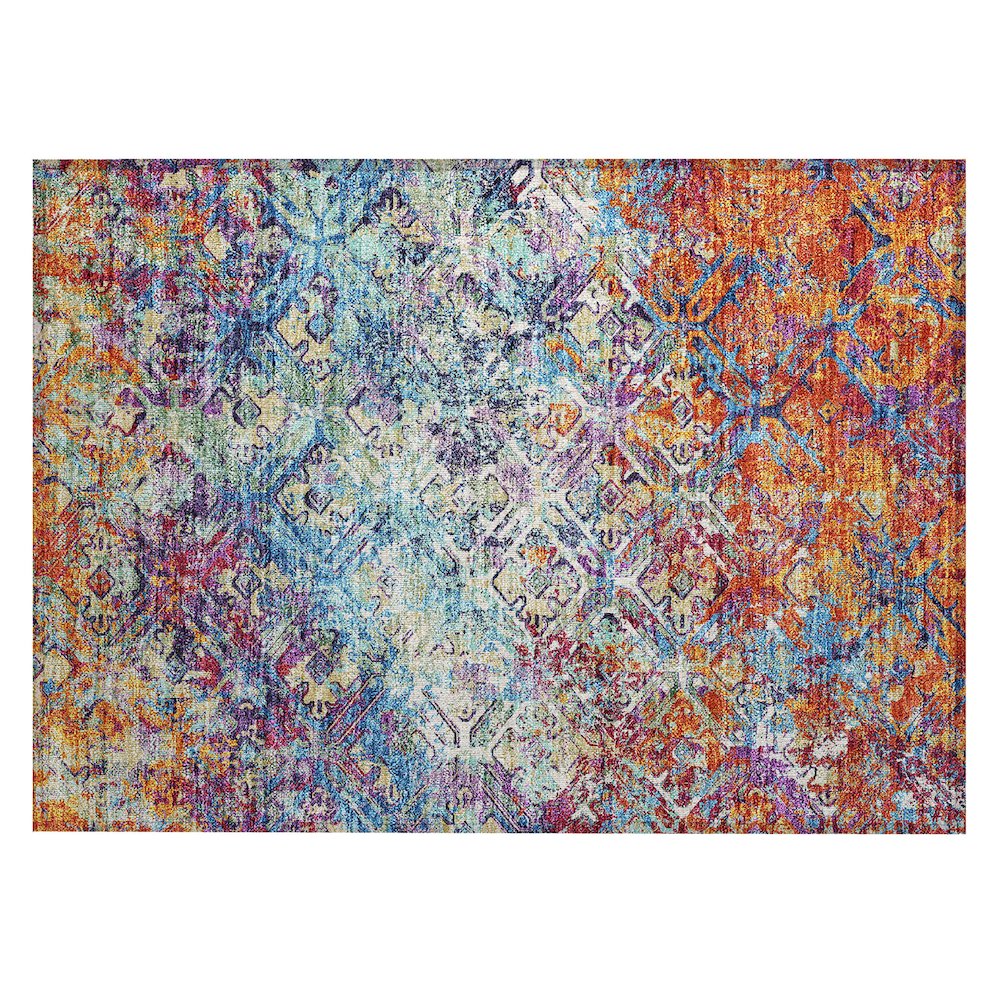 Chantille ACN768 Orange 1'8" x 2'6" Rug. Picture 1