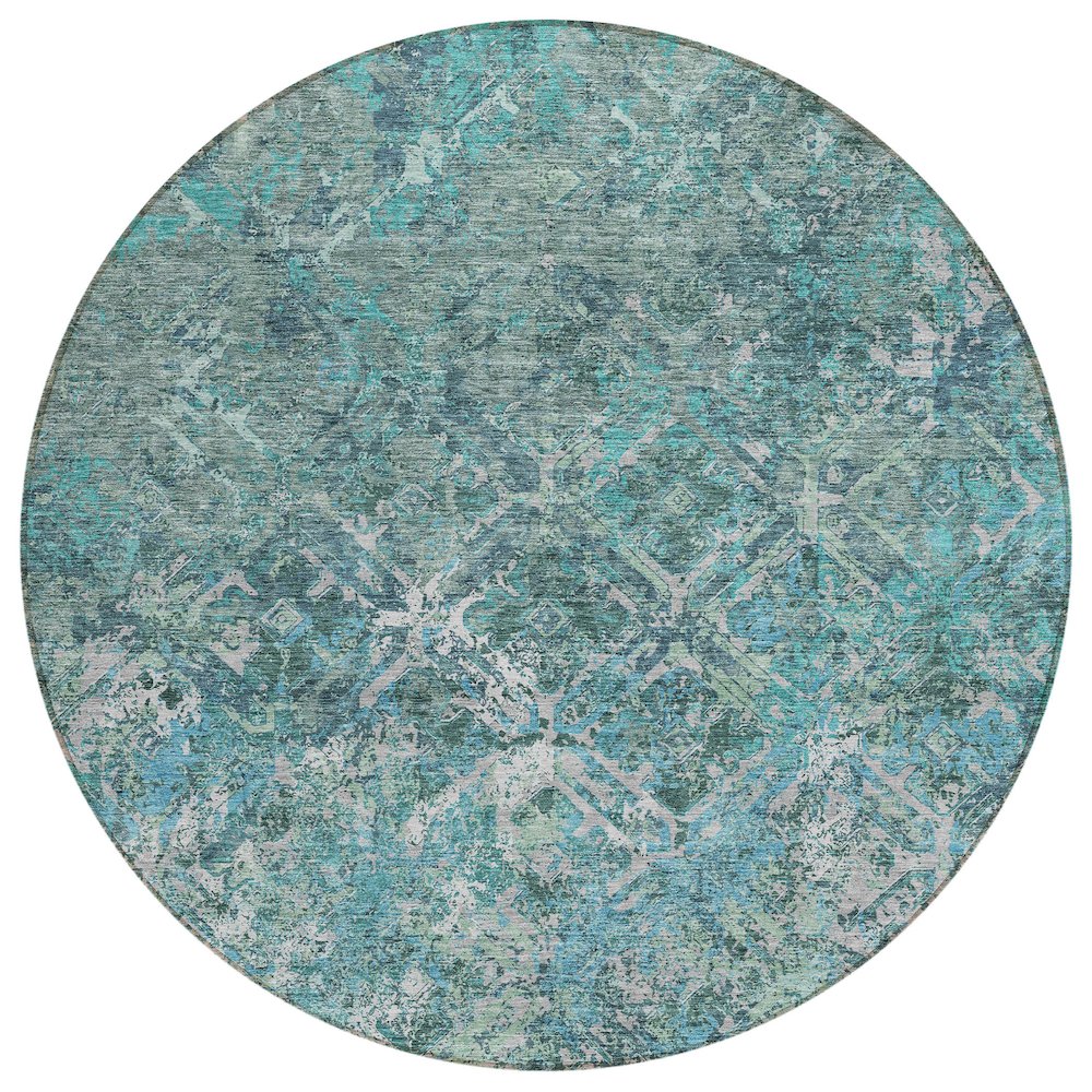 Chantille ACN768 Green 8' x 8' Rug. Picture 1