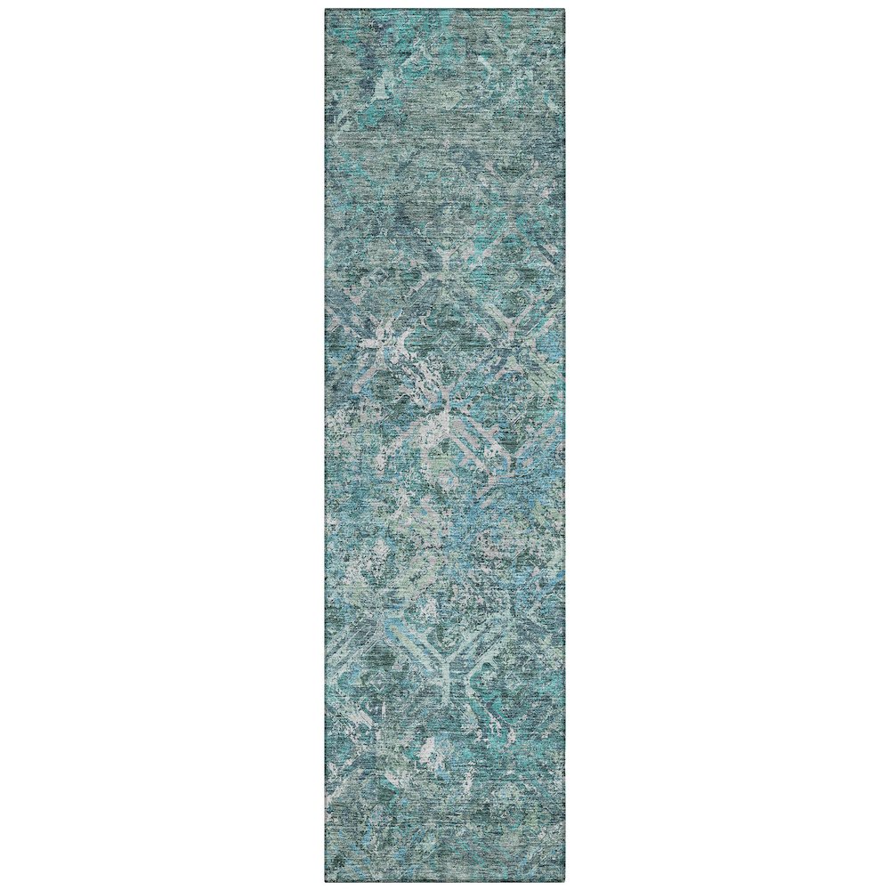 Chantille ACN768 Green 2'3" x 7'6" Rug. Picture 1