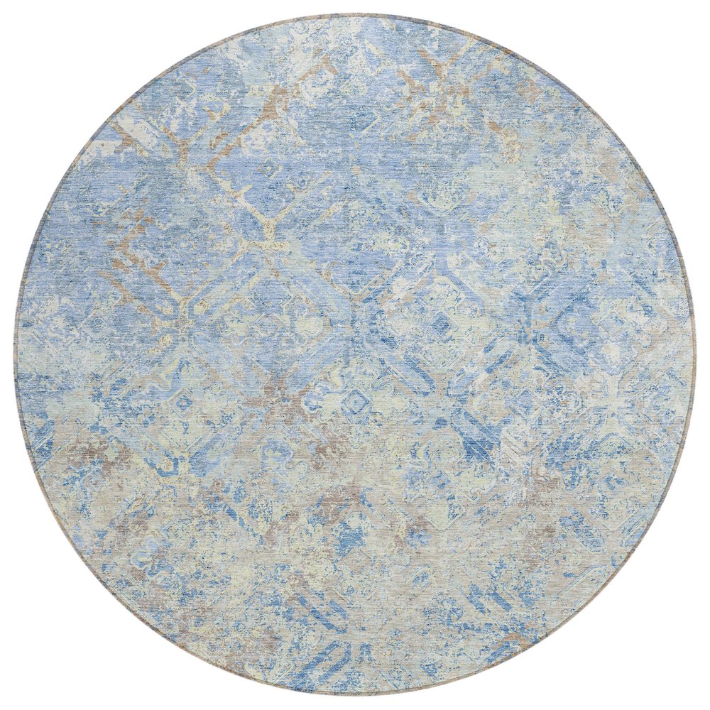 Chantille ACN768 Blue 8' x 8' Rug. Picture 1