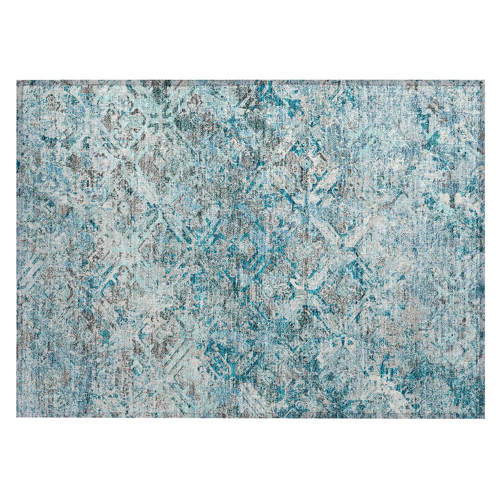 Chantille ACN768 Teal 1'8" x 2'6" Rug. Picture 1