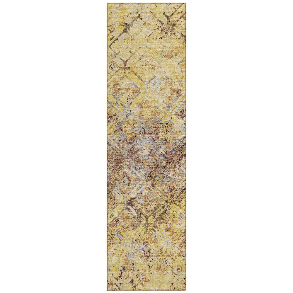 Chantille ACN768 Gold 2'3" x 7'6" Rug. Picture 1