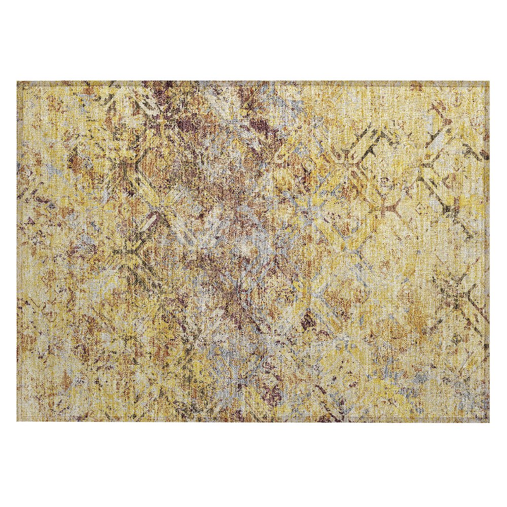Chantille ACN768 Gold 1'8" x 2'6" Rug. Picture 1