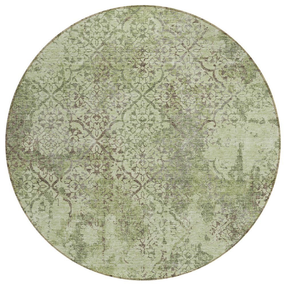 Chantille ACN769 Green 8' x 8' Rug. Picture 1