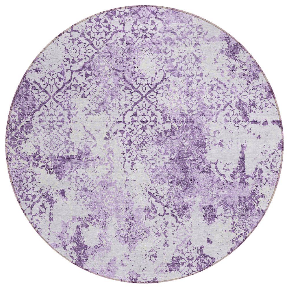 Chantille ACN769 Purple 8' x 8' Rug. Picture 1