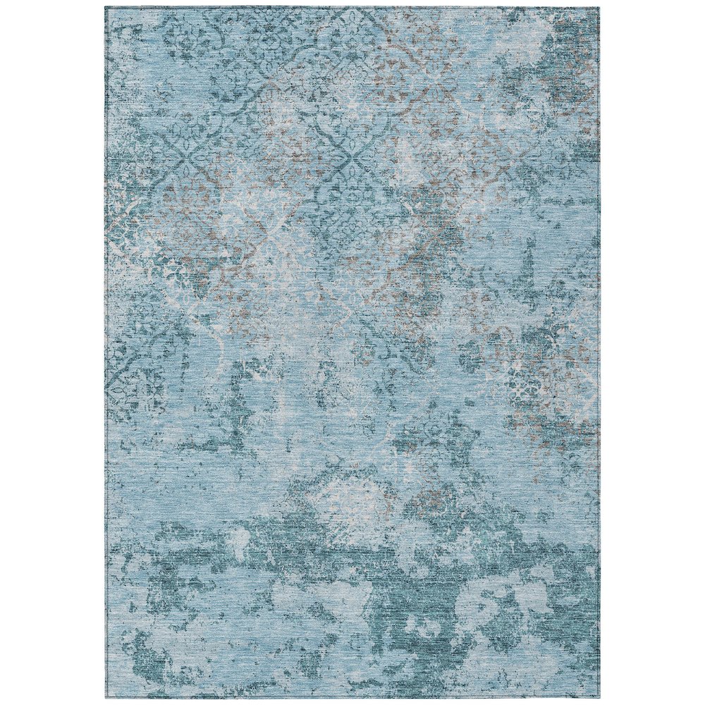 Chantille ACN769 Teal 2'6" x 3'10" Rug. Picture 1