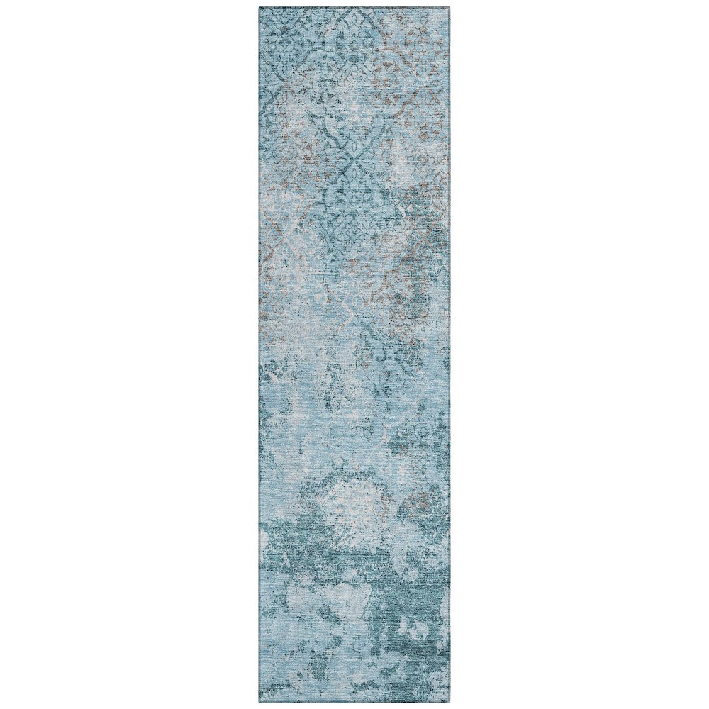 Chantille ACN769 Teal 2'3" x 7'6" Rug. Picture 1